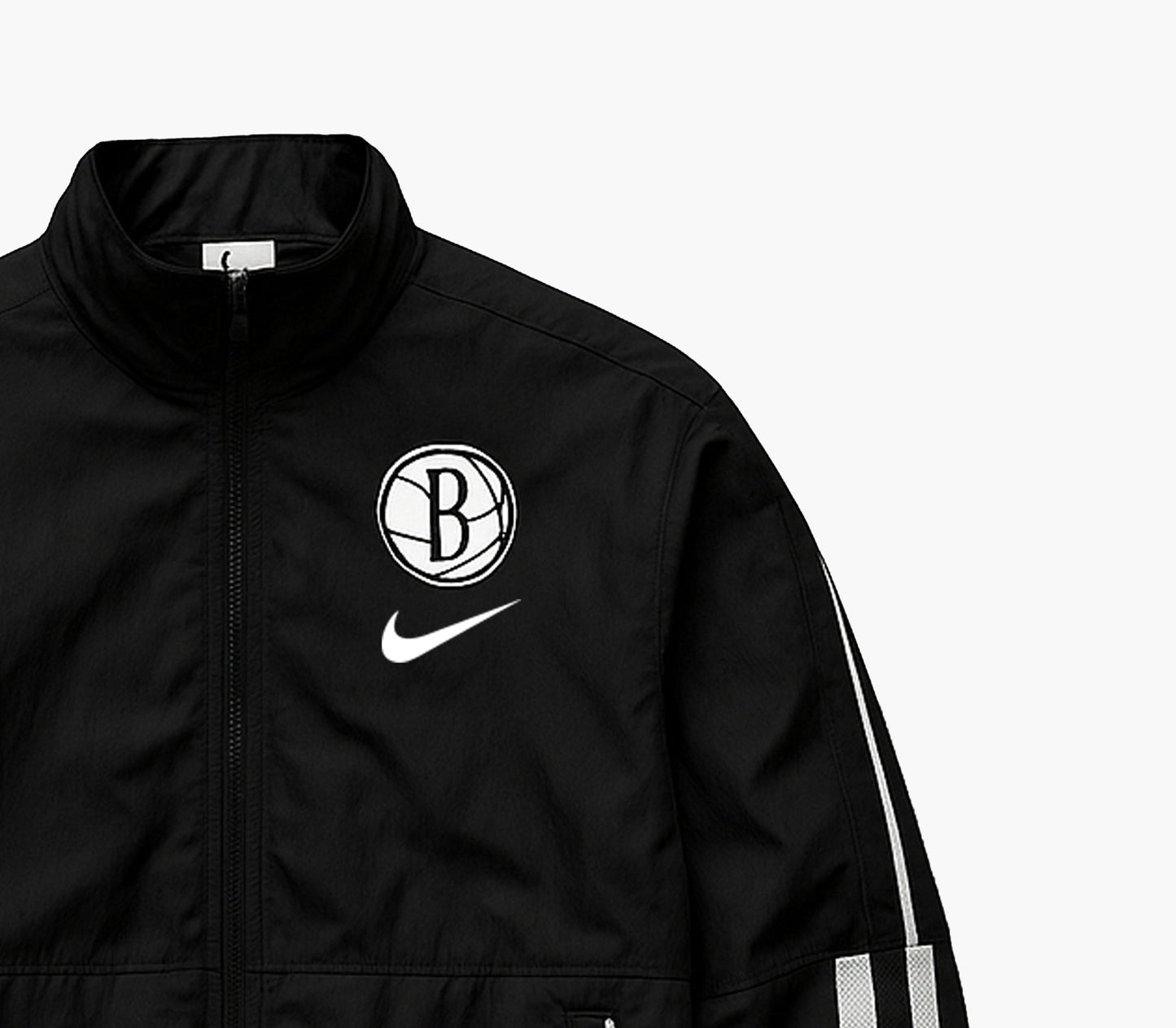 Nike Brooklyn Nets Track Jacket Embroidered Team Logo (S)
