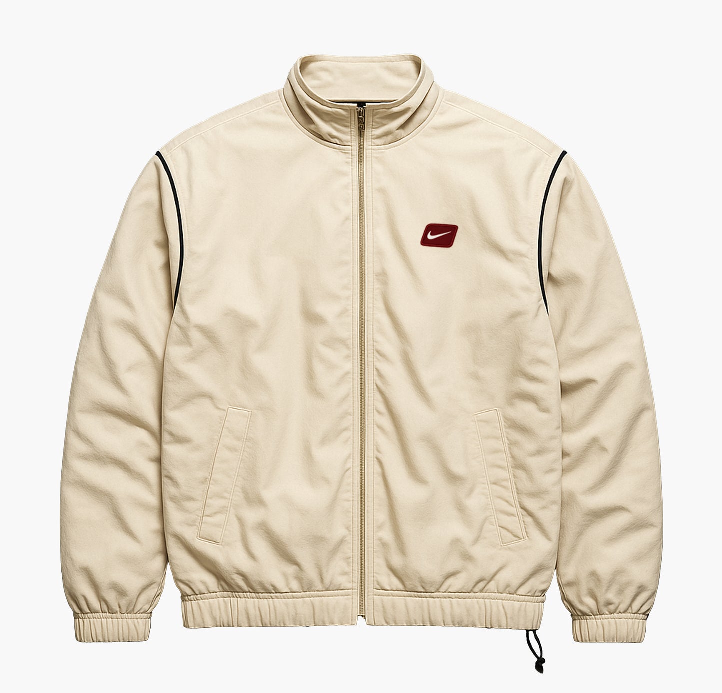 Nike Lightweight Jacket Cream White Minimal Logo (M)