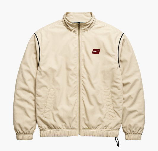 Nike Lightweight Jacket Cream White Minimal Logo (M)