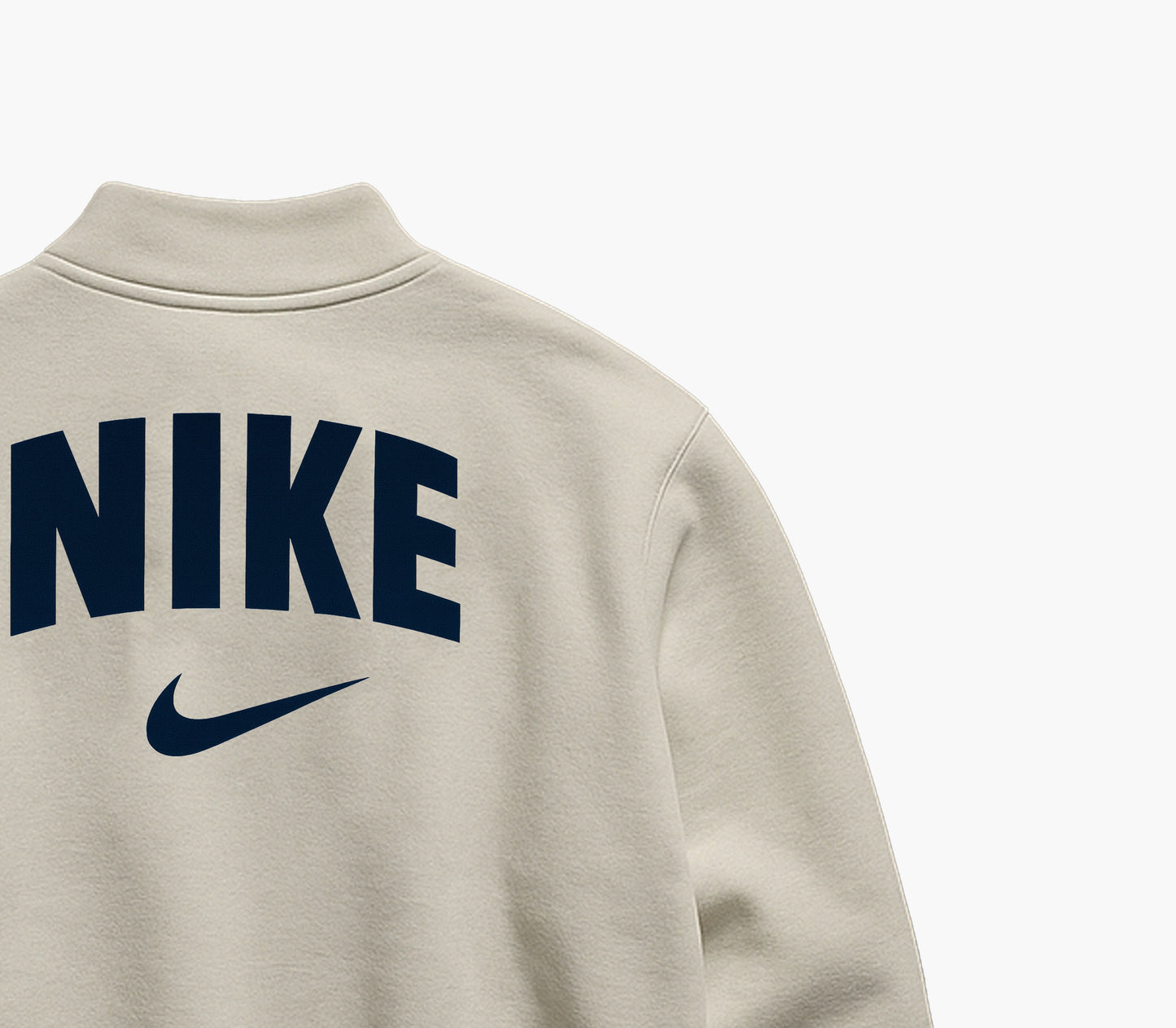 Nike College Jacket White Varsity Style (M)