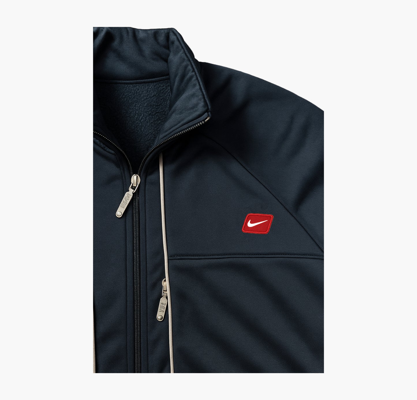 Nike Track Jacket Embroidered Two-Tone Vintage Zip-Up (M)