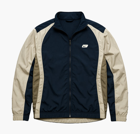 Nike Vintage Men’s Jacket Navy / Beige (L)