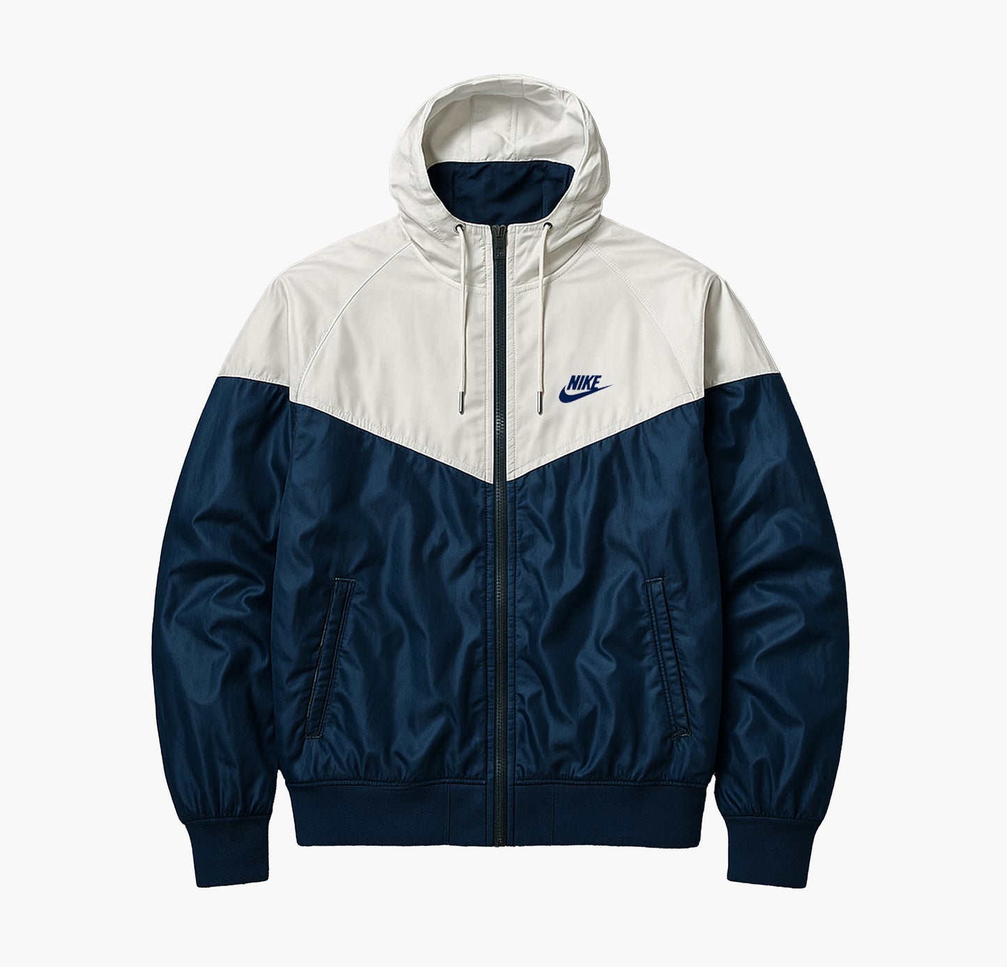 Nike Waterproof Windbreaker Two-Tone Lightweight Jacket (L)