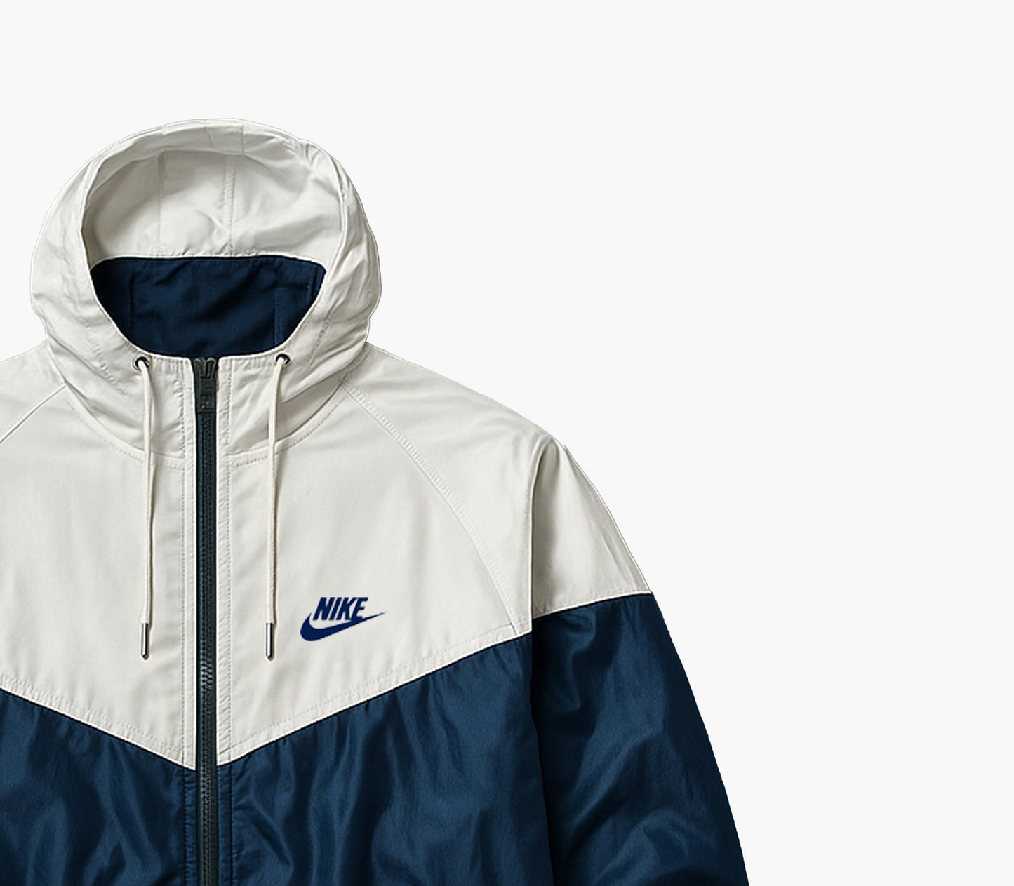 Nike Waterproof Windbreaker Two-Tone Lightweight Jacket (L)