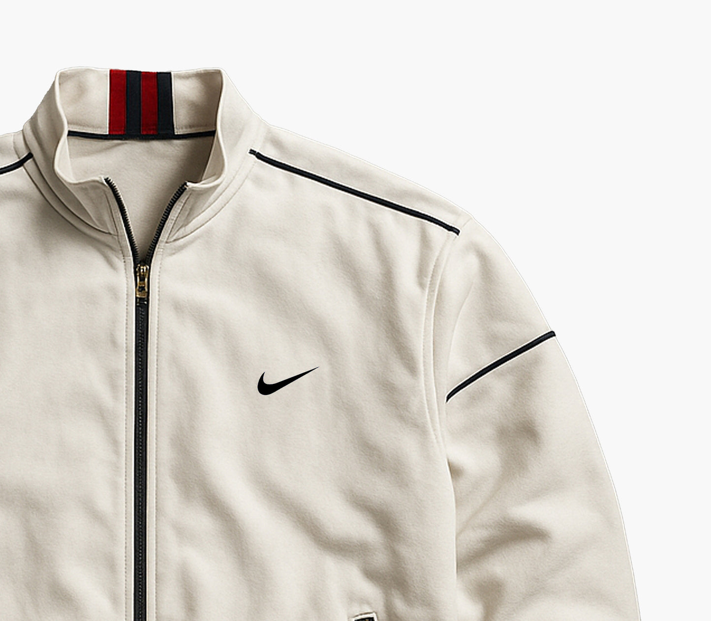 Nike Vintage Jacket Two-Tone Lightweight Zip-Up (L)
