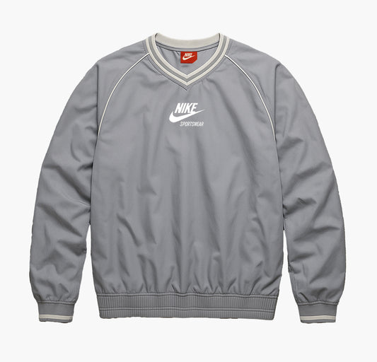 Nike Windbreaker Lightweight Grey Zip-Up (L)