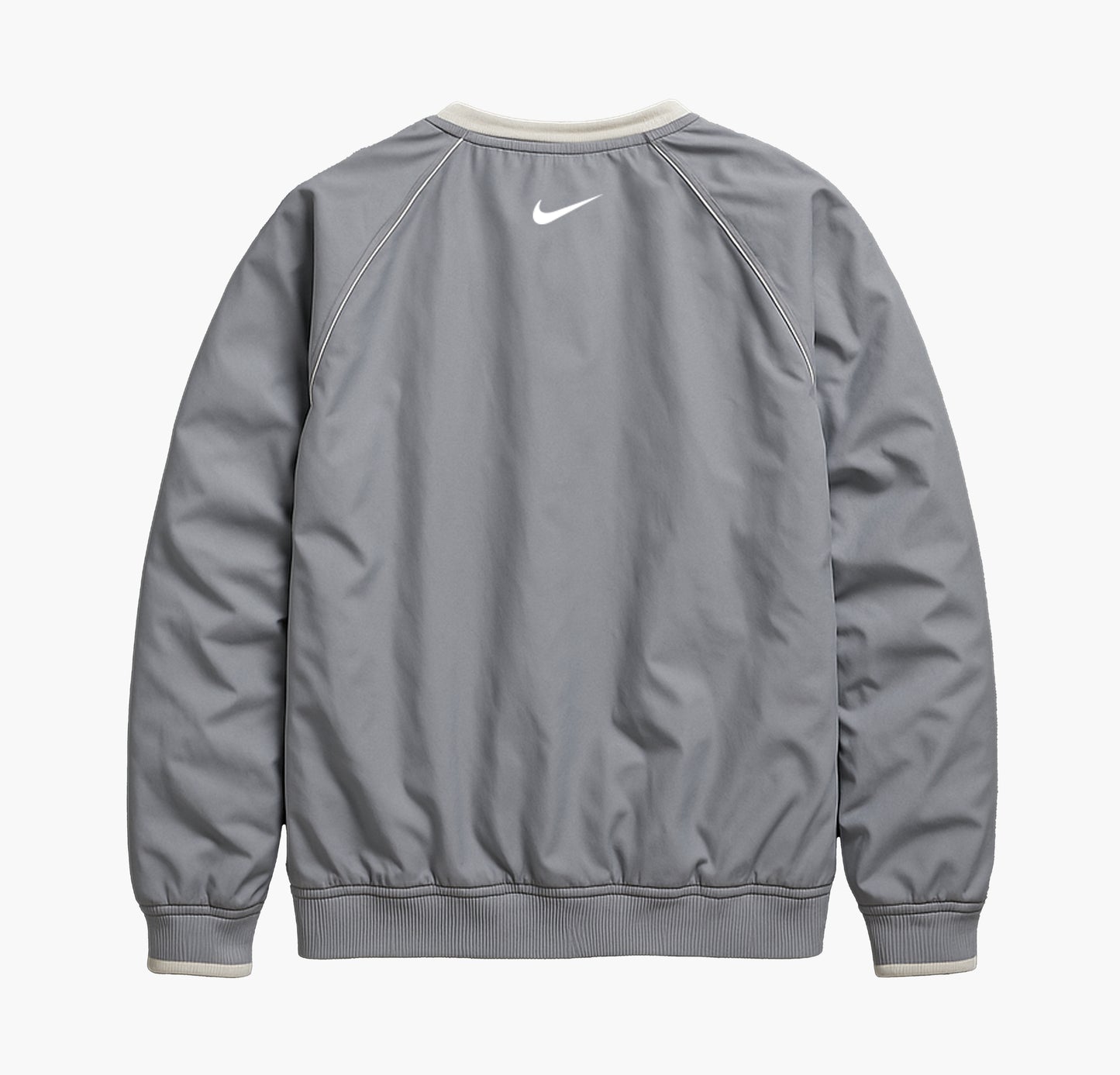 Nike Windbreaker Lightweight Grey Zip-Up (L)