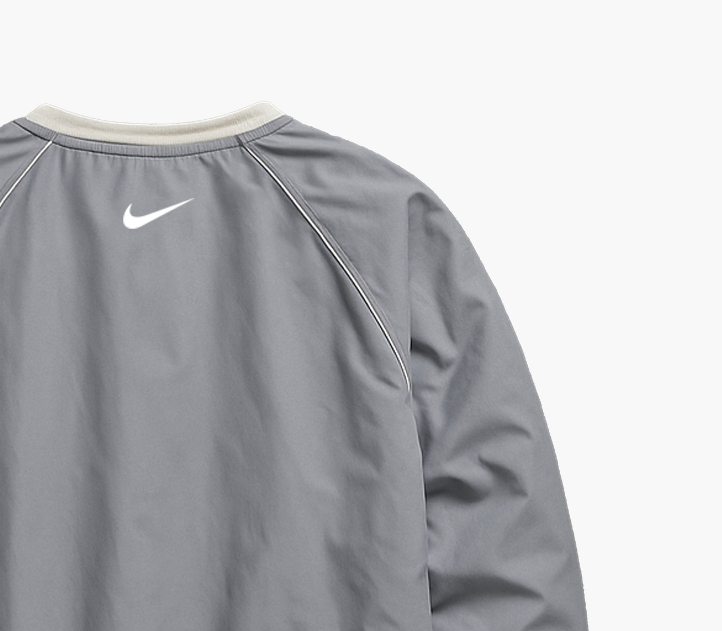 Nike Windbreaker Lightweight Grey Zip-Up (L)