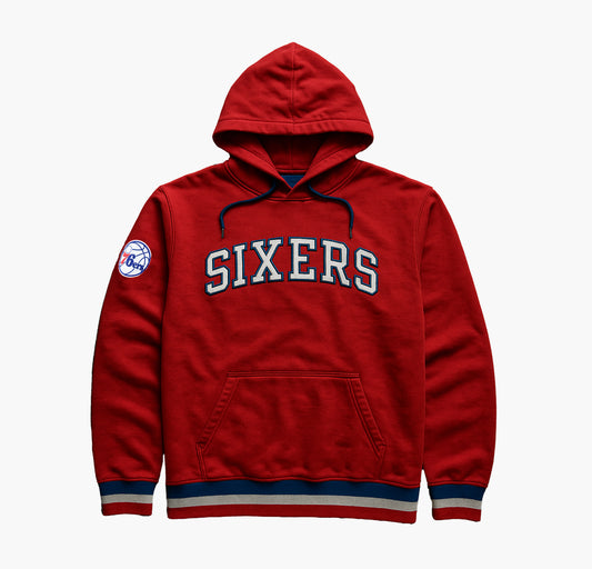 NBA Philadelphia 76ers Crewneck Red / Blue (S)