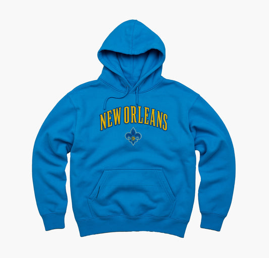 NBA New Orleans Hoodie Light Blue / Blue (M)
