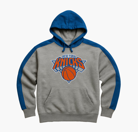 NBA New York Knicks Hoodie Grey / Blue (M)
