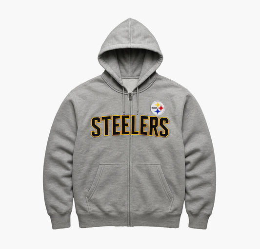 NFL Pittsburgh Steelers Jacket Grey (L)