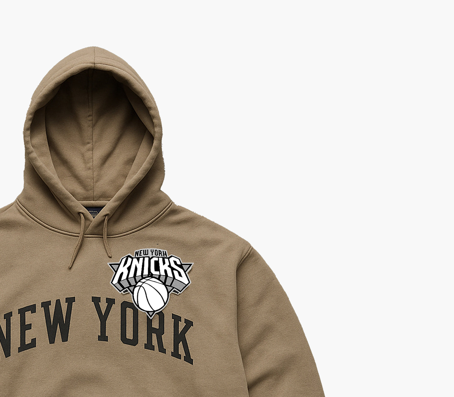 NBA New York Knicks Hoodie Brown / Black (L)