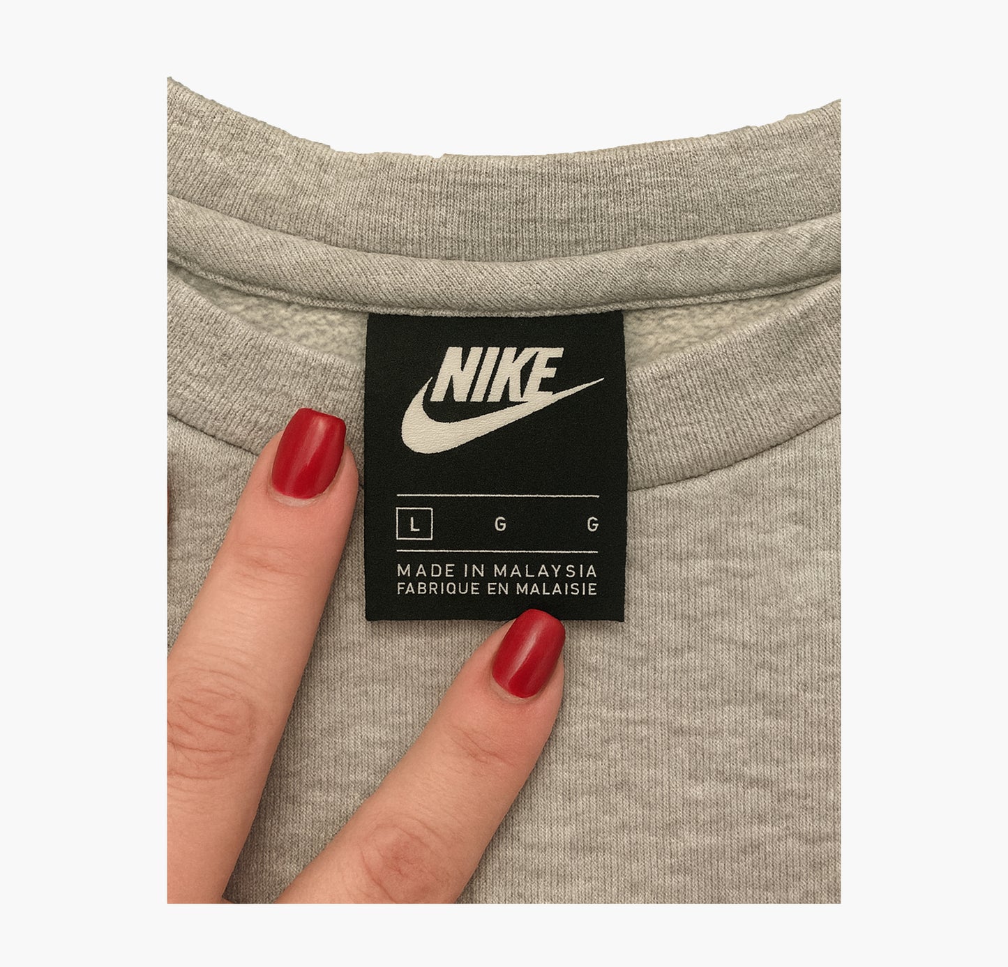 Nike Sweater Grey / Blue (L)