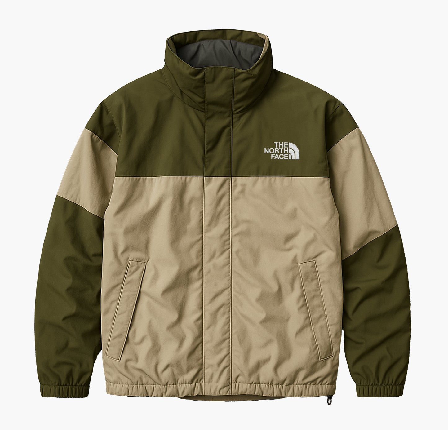 The North Face Windbreaker Jacket Khaki (S)