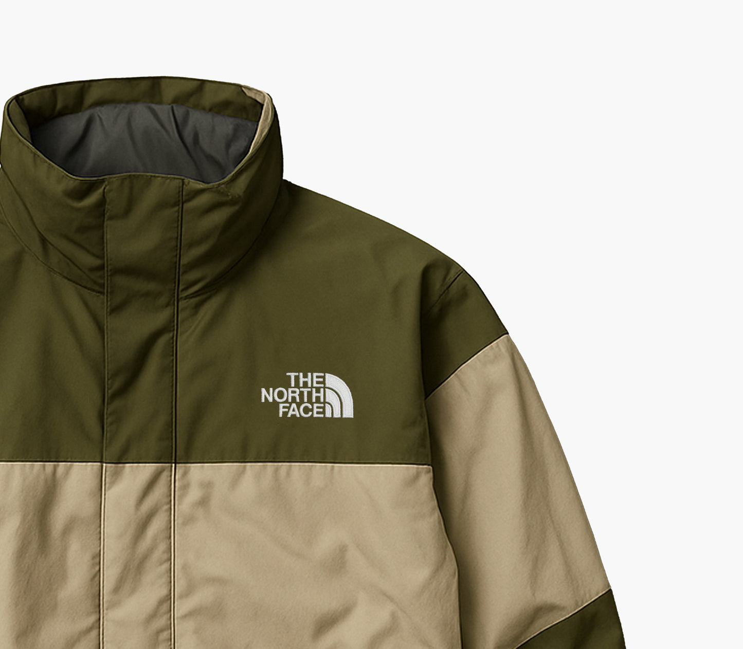 The North Face Windbreaker Jacket Khaki (S)