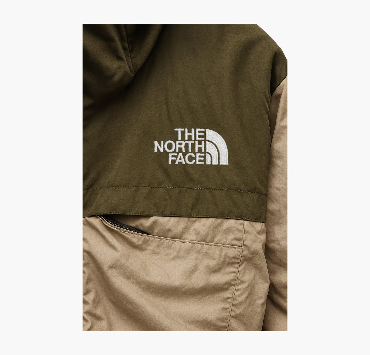 The North Face Windbreaker Jacket Khaki (S)