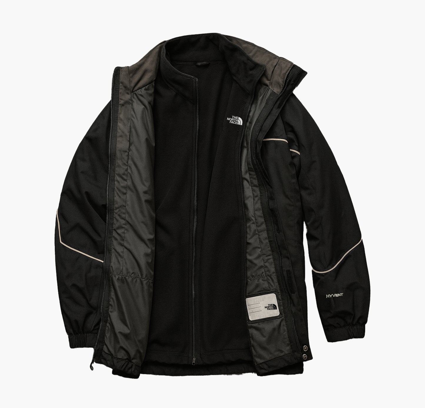 The North Face HyVent Windbreaker Jacket Black (S)