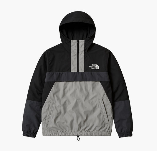 The North Face Windbreaker Summer Jacket Black Grey (S)