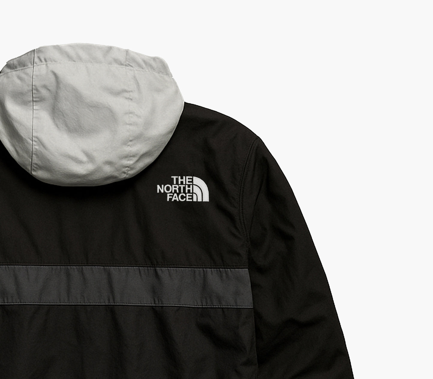 The North Face Windbreaker Summer Jacket Black Grey (S)