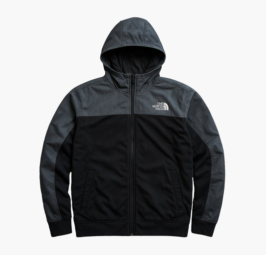 The North Face Full-Zip Hooded Jacket Grey Black (M)