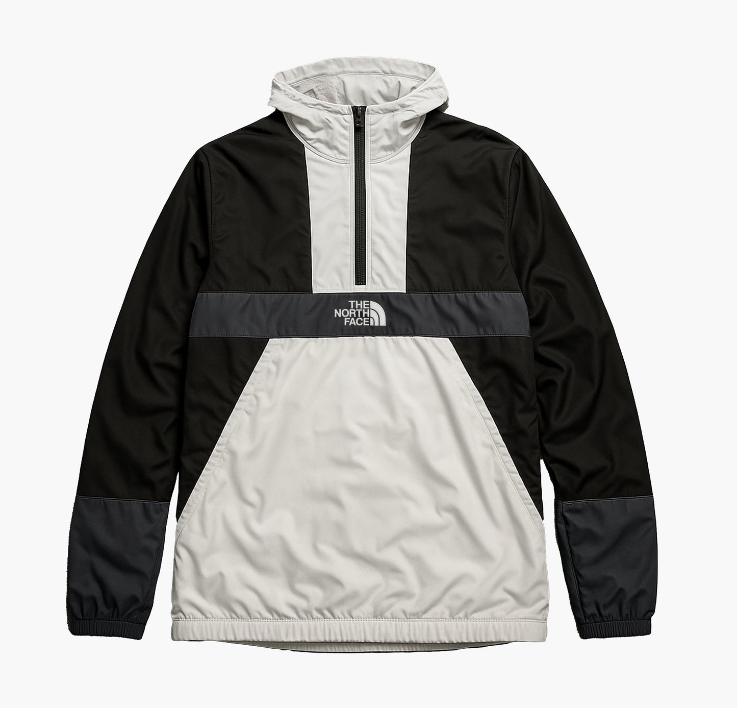 The North Face Windbreaker Black White (M)