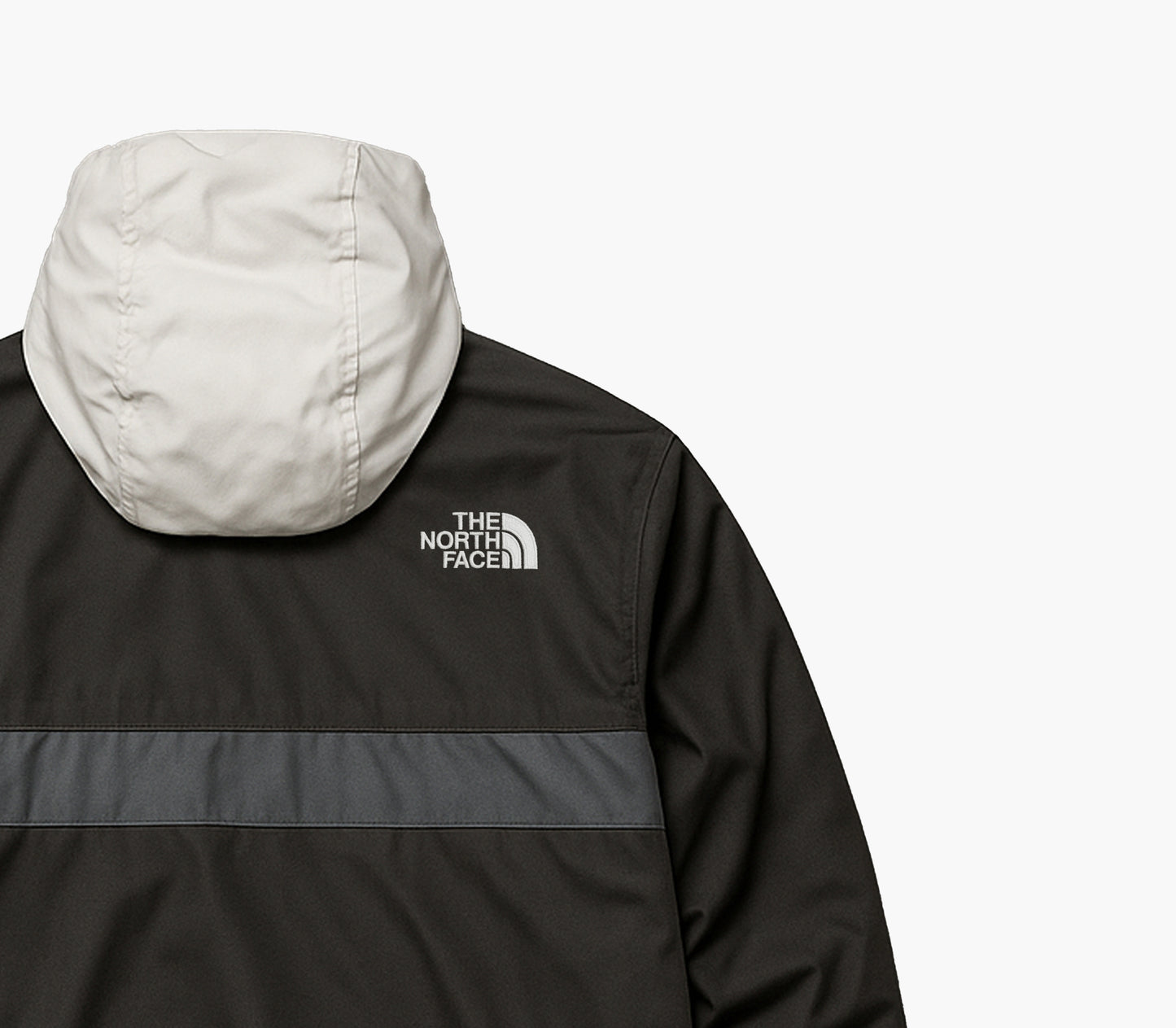 The North Face Windbreaker Black White (M)