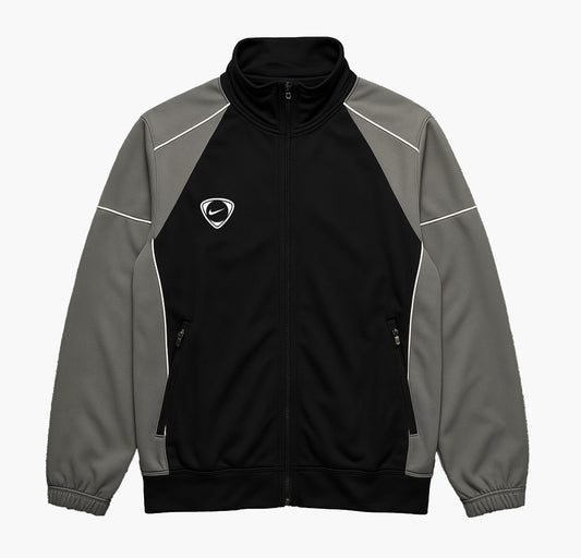 Nike Black & Grey Track Jacket (S)