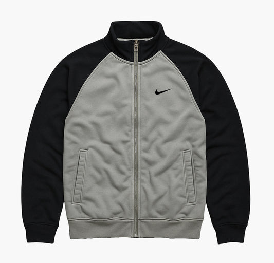 Nike Grey & Black Zip Hoodie (S)