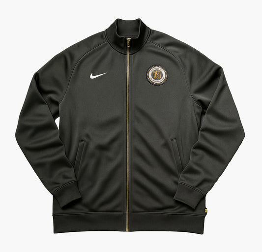 Nike Black & Gold Zip Jacket (L)