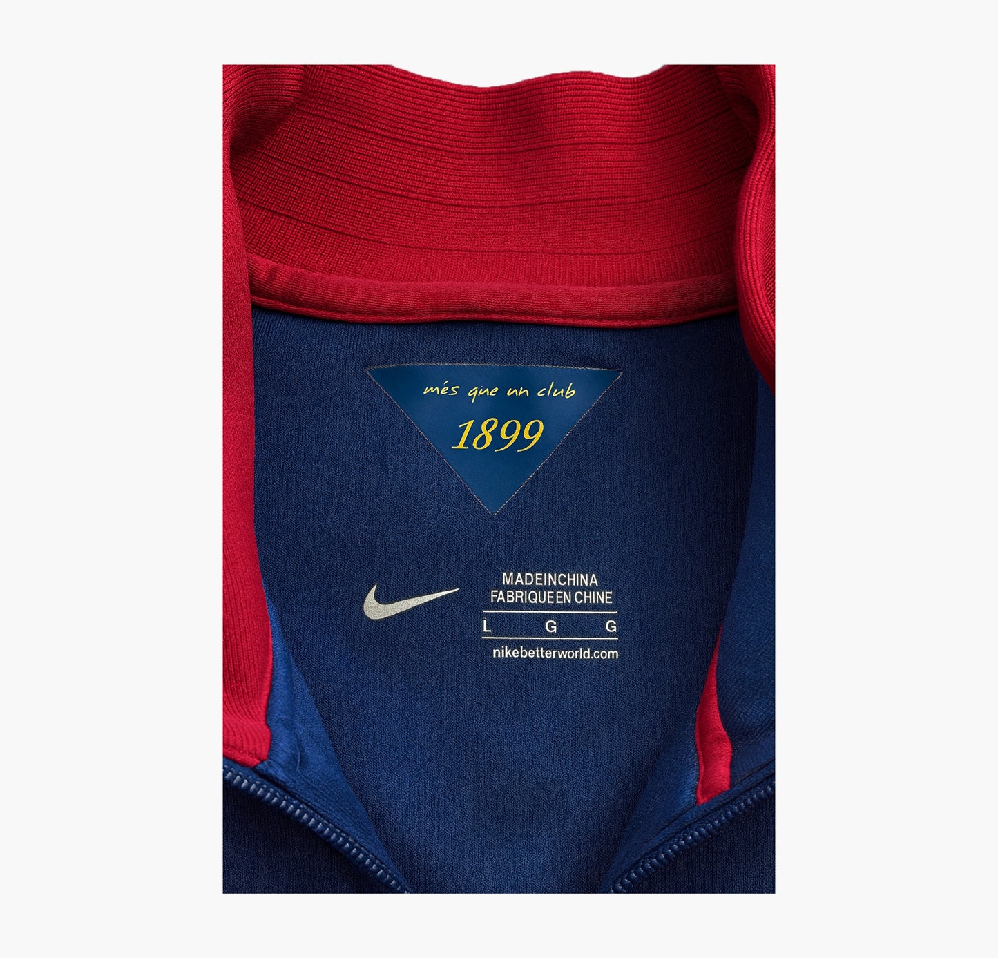 Nike FC Barcelona Navy Zip Jacket (L)
