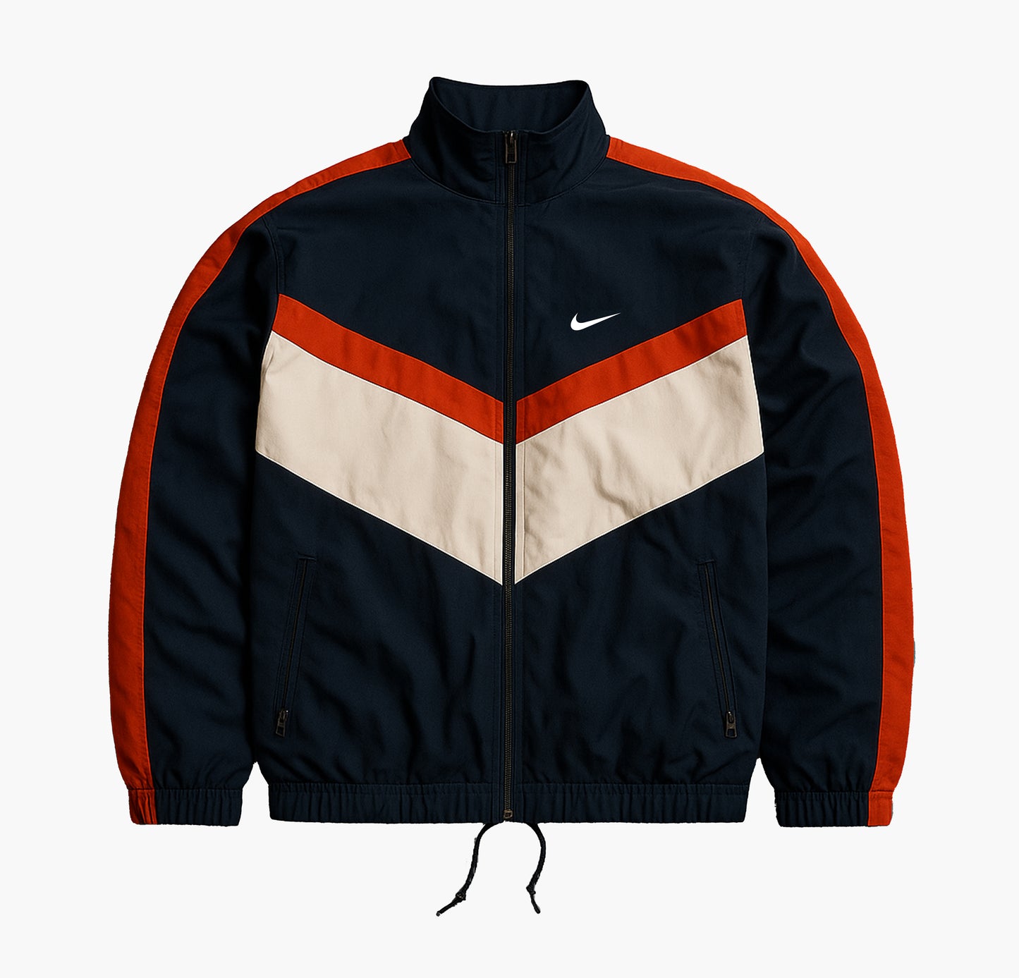 Nike Red & White Track Jacket (L)