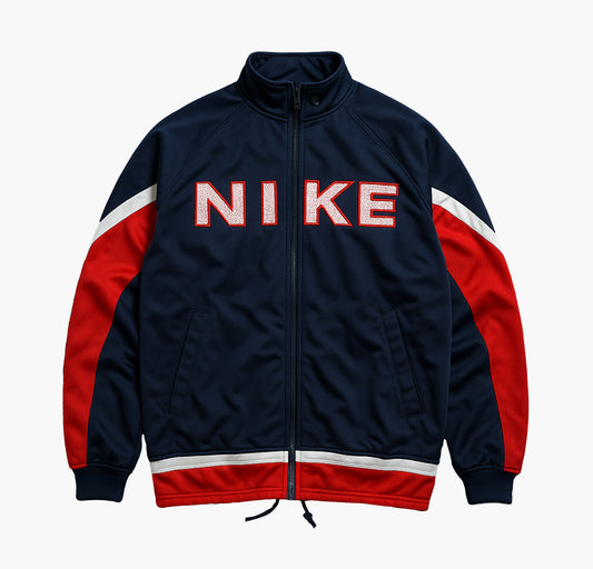 Nike Navy & Red Vintage Track Jacket (L)