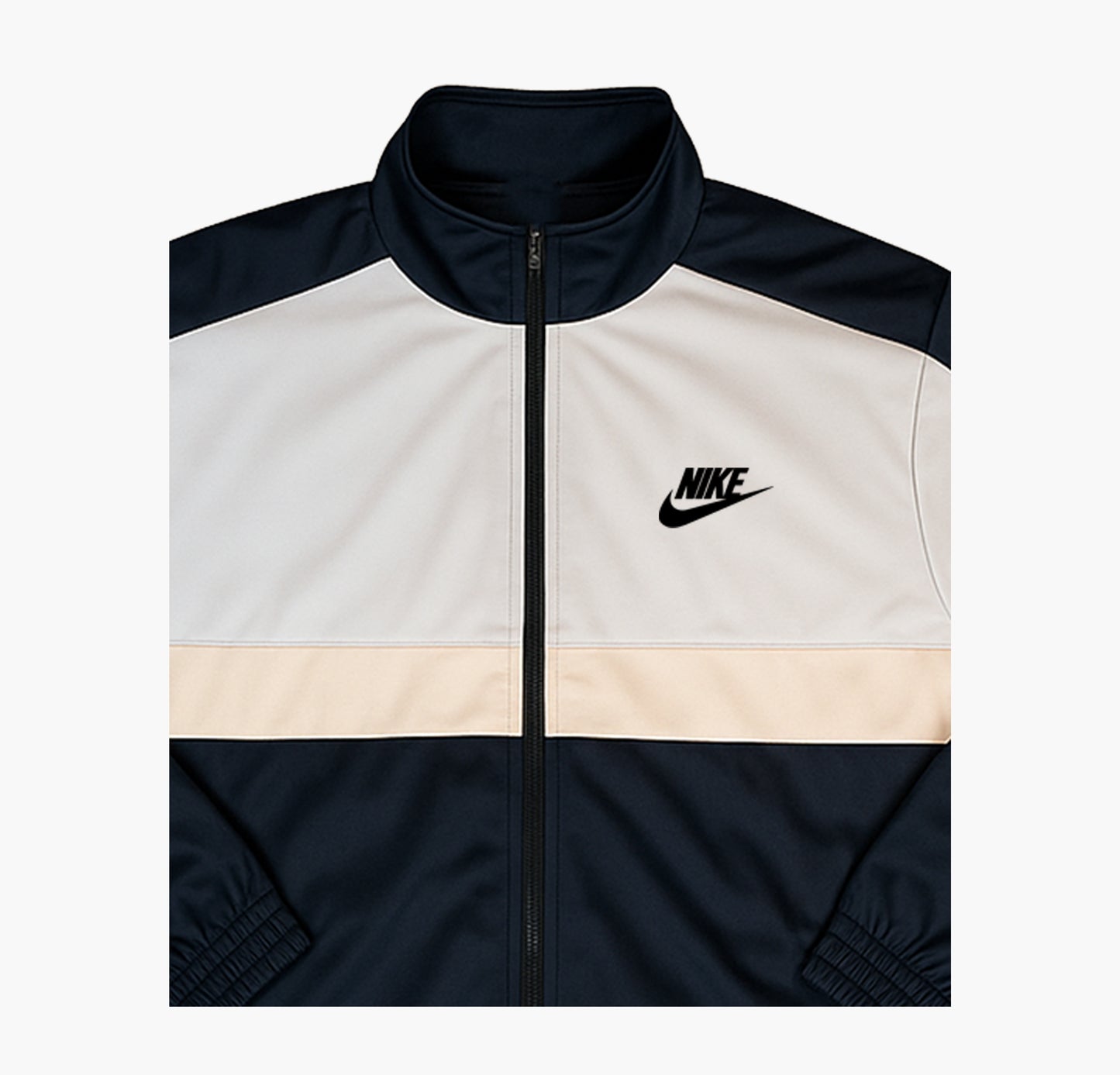 Nike Light Blue & White Vintage Track Jacket (L)