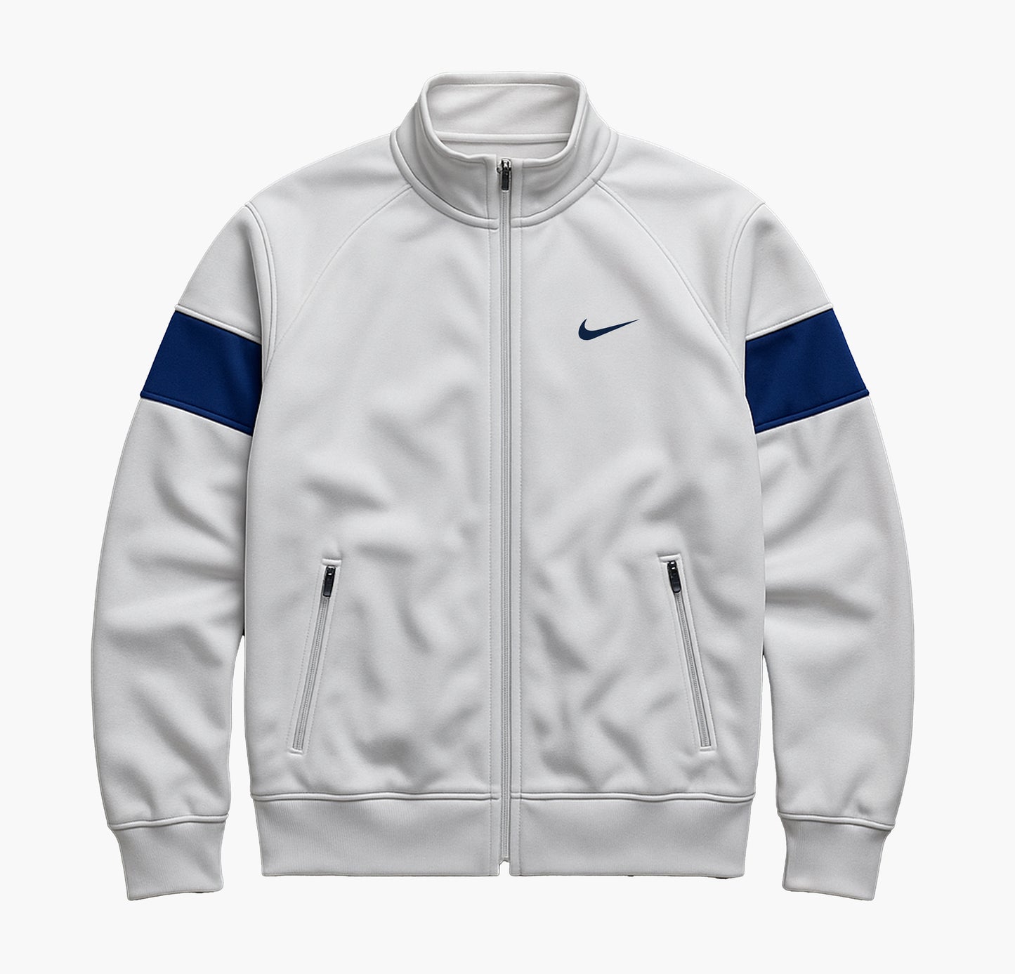 Nike White & Blue Jacket (L)
