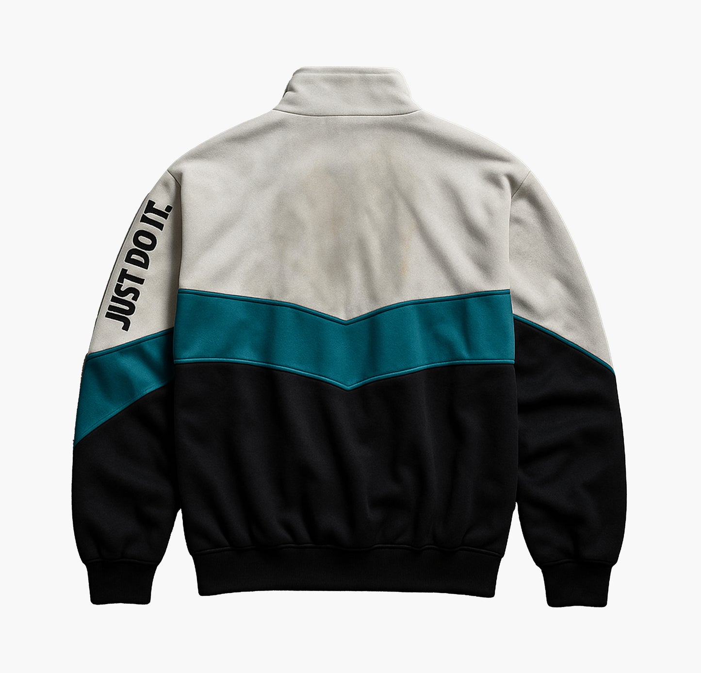 Nike Turquoise & White Vintage Jacket (L)