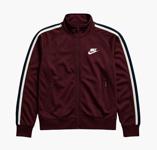 Nike Burgundy & Navy Track Jacket (M)