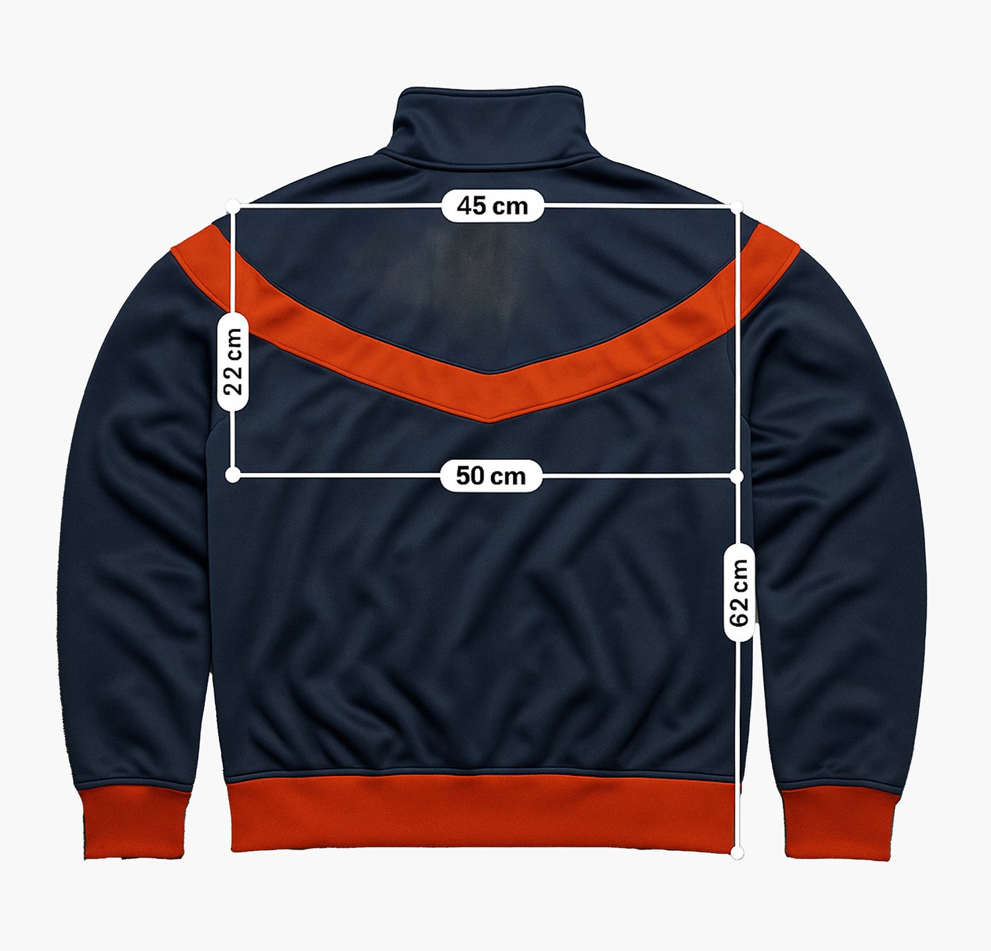 Nike Grey & Orange Vintage Track Jacket (M)