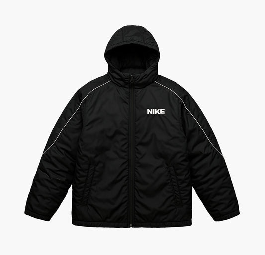Nike Unisex Puffer Coat Black / White (S/M)