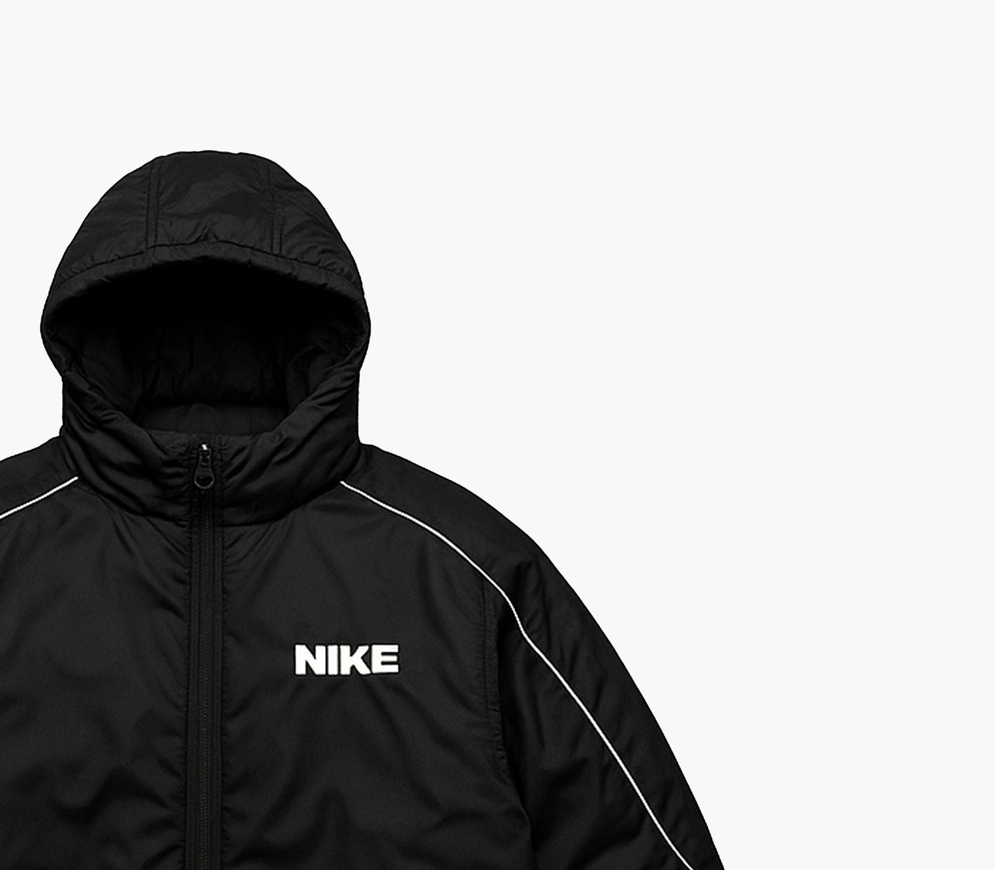 Nike Unisex Puffer Coat Black / White (S/M)