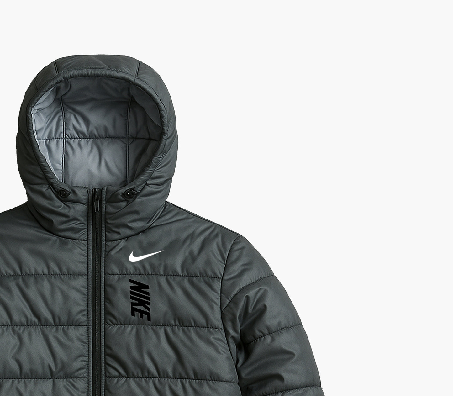 Nike Therma-Fit Winter Jacket Grey / Black (S)