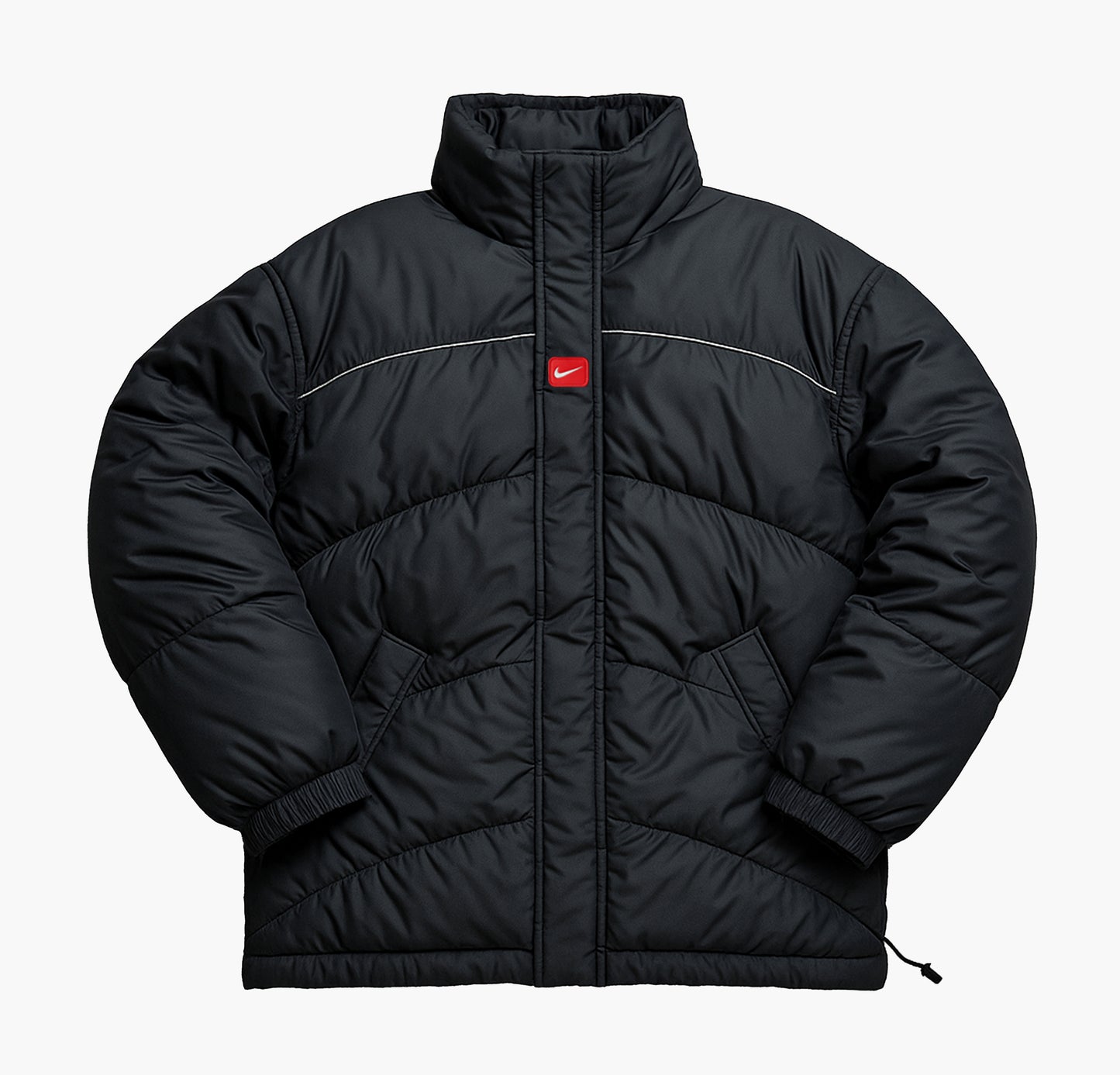 Nike Waterproof Puffer Jacket Black / Navy (M)