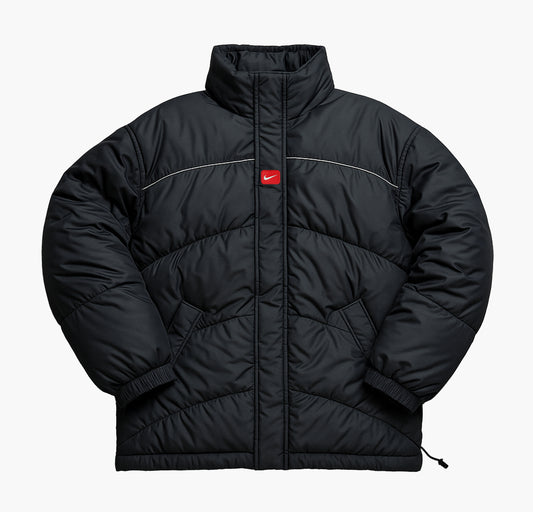 Nike Waterproof Puffer Jacket Black / Navy (M)