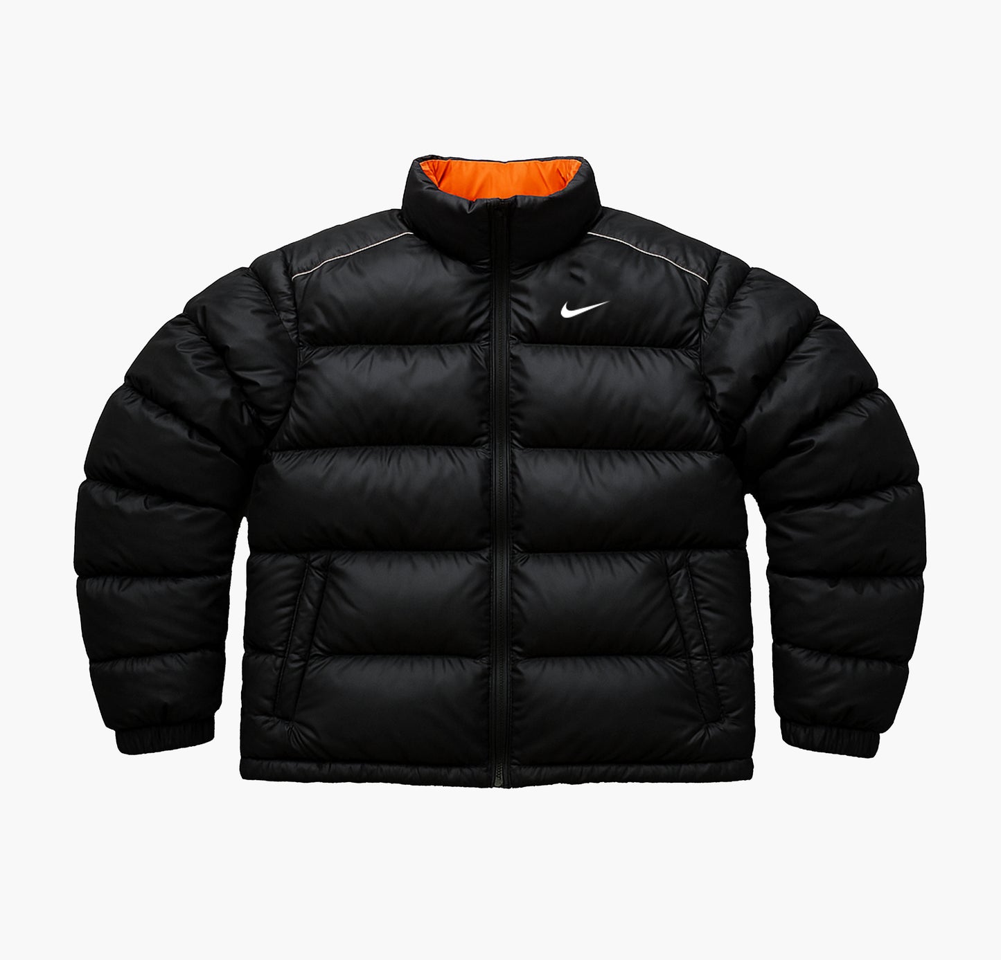 Nike Puffer Jacket Black / Orange (L)
