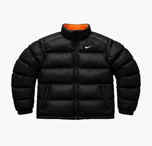 Nike Puffer Jacket Black / Orange (L)