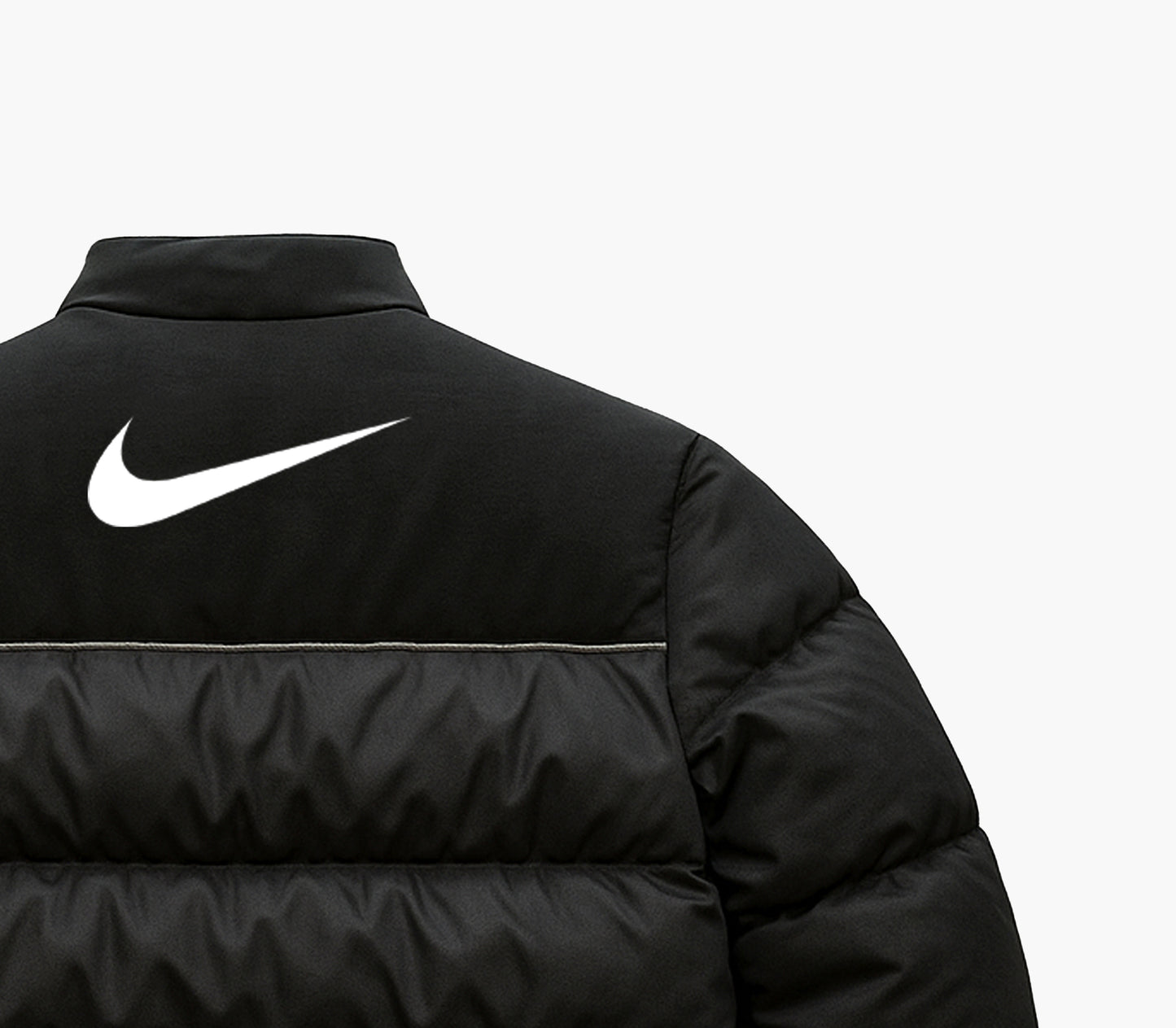 Nike Puffer Jacket Black / Orange (L)
