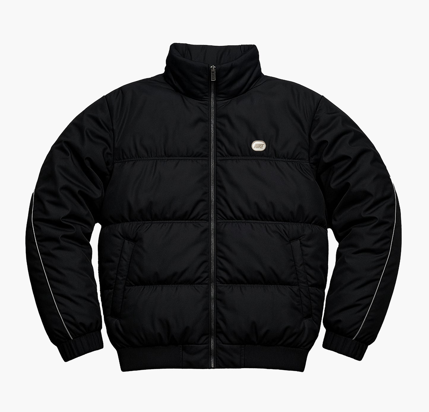 Nike Y2K Vintage Puffer Jacket Black / Grey (L)