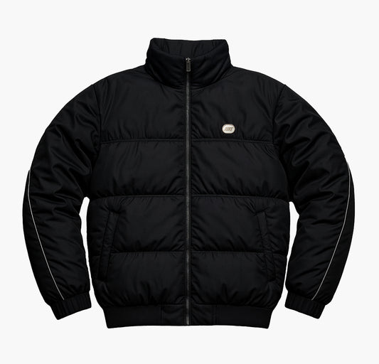 Nike Y2K Vintage Puffer Jacket Black / Grey (L)