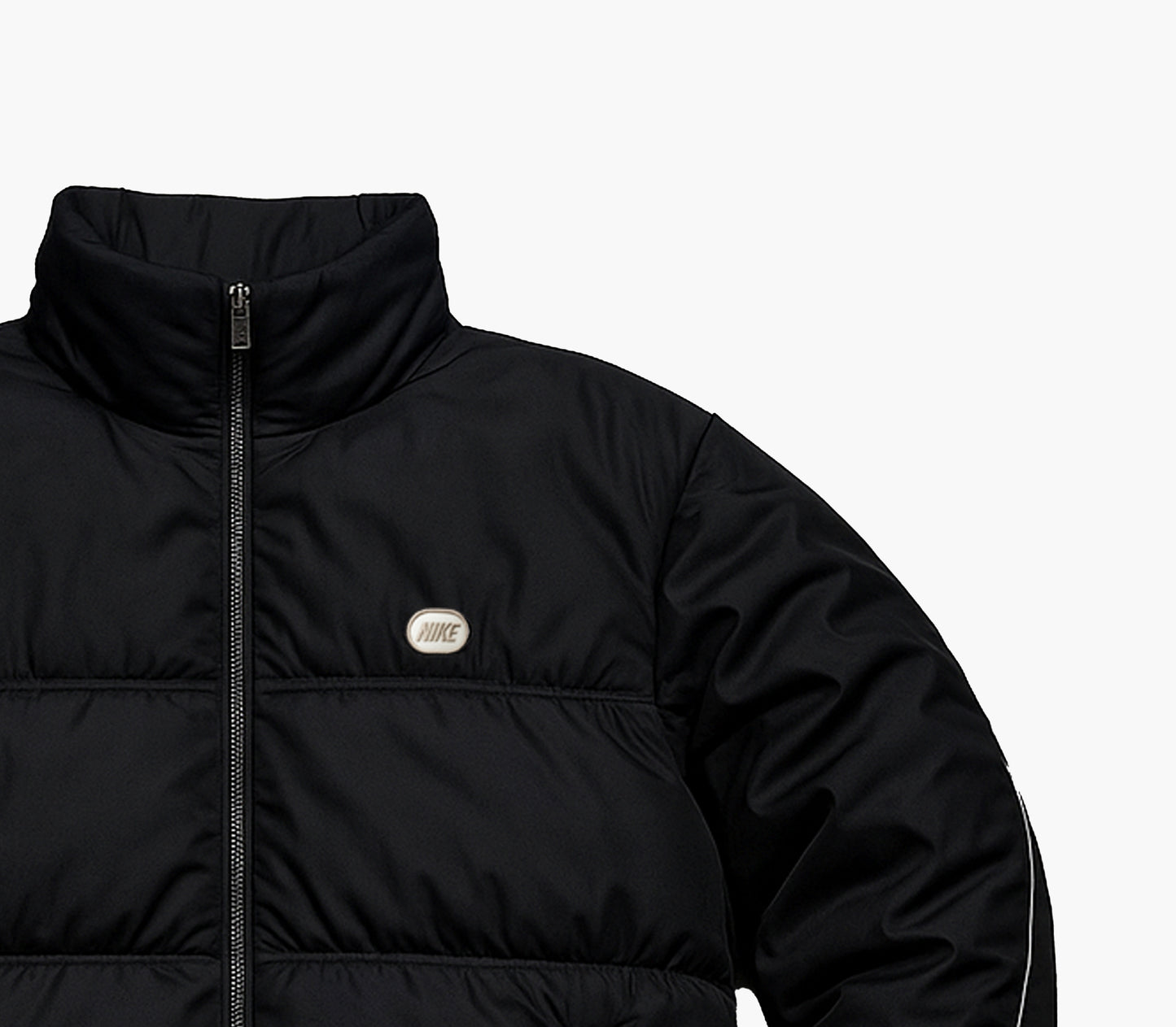 Nike Y2K Vintage Puffer Jacket Black / Grey (L)