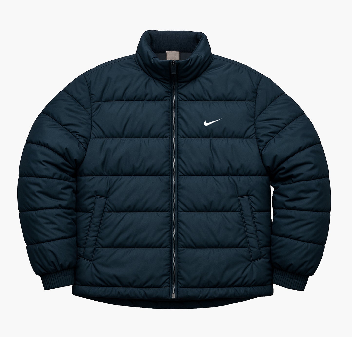 Nike Vintage Solo Swoosh Puffer Jacket Black / Navy Oregon (M)